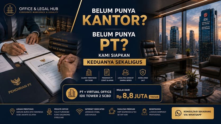 Office & Legal Hub - Private Office IDX SCBD