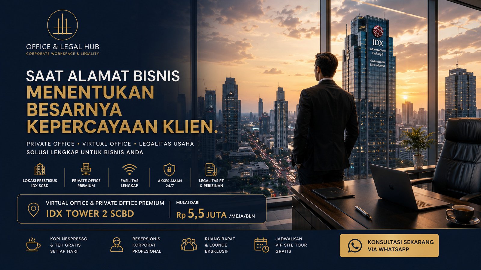 Office & Legal Hub - Saat Alamat Bisnis Menentukan Besarnya Kepercayaan Klien